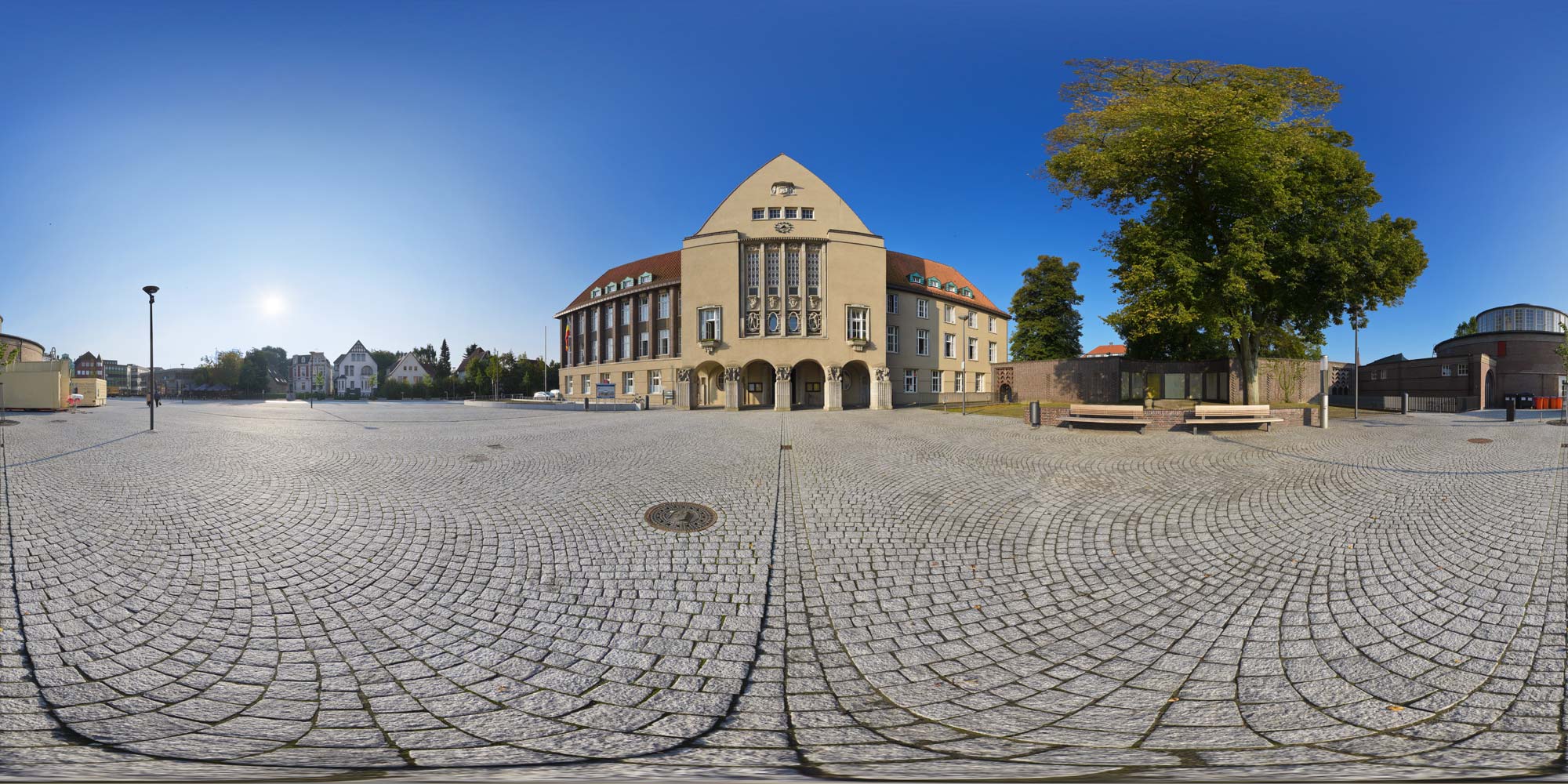 Panorama  Delmenhorst - Rathaus